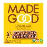 MadeGood Chocolate Banana Granola Bars - 5.1oz/6pk