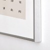 Urban Wild Studio desert check small charcoal Metal Framed Art Print - Deny Designs - 4 of 4