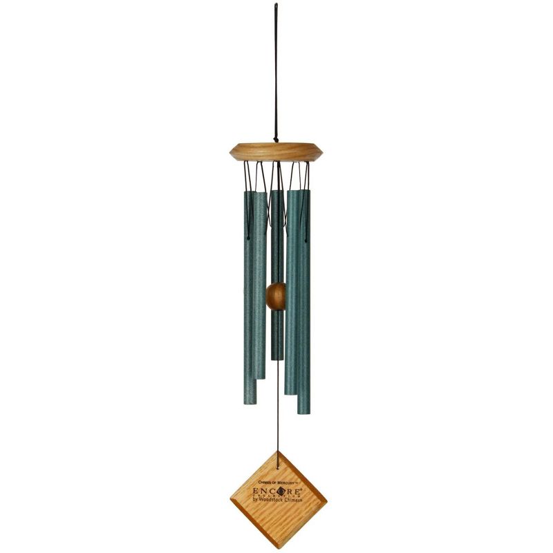 Woodstock Windchimes Chimes of Mercury Silver, Wind Chimes For Outside, Wind Chimes For Garden, Patio, and Outdoor Décor, 14"L, 1 of 8