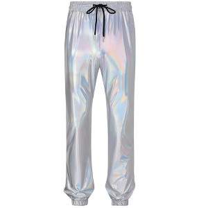 WhizMax Men's Drawstring Casual Party Pants - 1 of 4