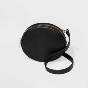 Circle Fanny Pack Converts To Crossbody Bag - A New Day Black, Women