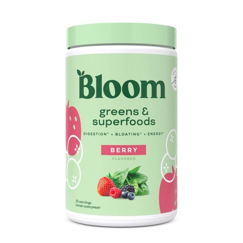 Bloom Nutrition Greens And Superfoods Powder - Berry - 4.8oz : Target