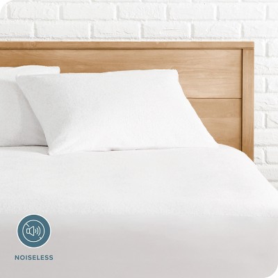 Standard White Cotton Hypoallergenic Waterproof Pillow Protector