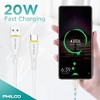 PHILCO 20W 4Ft  USB-A To USB-C Cable, Silicone, High-Speed Data Transfer, Compatible with USB-C Devices - 2 of 4