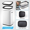 15 Gallon Automatic Trash Can with Lid, Touchless Garbage Can, Smart Motion Sensor Trash Can - 2 of 4