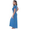 Just Love Womens Stripe Maxi Dress Knit Jersey T-Shirt Dress for Women - 2 of 3