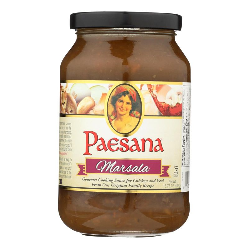 Paesana Marsala Cooking Sauce - Case of 6/15.75 oz, 2 of 7