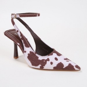 Berness Women's Carmia Crisscross Ankle Strap Stiletto Heels - 1 of 4