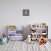 Kids' Bookshelf 4 Tier Book Organizer Gray - Humble Crew: Small Bookcase for Kids, MDF, Anti-Tip, Open Shelves - 4 of 4
