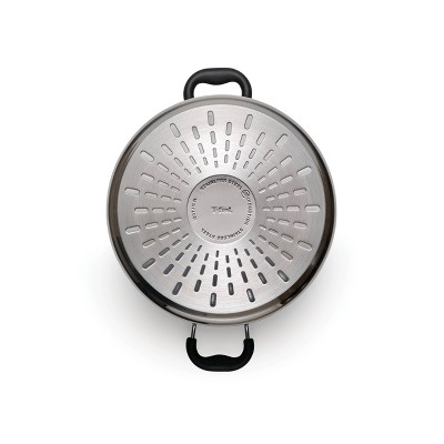 T-fal 12 Quart Stainless Steel Stock Pot with Glass Lid