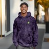 Dalix Alien Embroidery Washed Hoodie Sweatshirt Hoodie Fleece Relaxed Fit Lounge Mens - 3 of 4