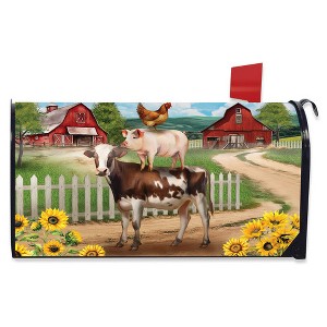 Briarwood Lane Summer Mailbox Cover  - Standard Size - Farm Friends For Summer Mailbox Cover - 1 of 2
