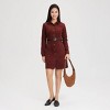 Women's Long Sleeve Corduroy Mini Shirtdress - Universal Thread™ - 3 of 4