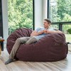 Big Joe Bean Bag Chair with Removeable Cover, Foam Filled, Multiple Sizes and Fabrics, All Ages - 2 of 4