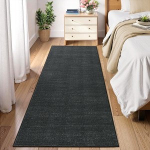 Garvee Modern Solid Color Area Rug Washable Soft Non Slip Low Pile Throw Rugs for Living Room Bedroom - 1 of 4