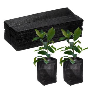 Unique Bargains Non-Woven Fabric Durable Multipurpose Plant Nursery Bags - 1 of 3
