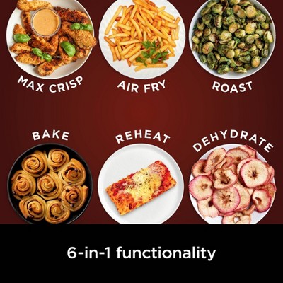 Ninja XL Black Stainless Steel 6-in-1 Air Fryer