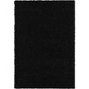 Unique Loom Solid Shag Solid Indoor Woven Area Rug - 2 of 4