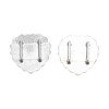 Unique Bargains Heart Rhinestones Candied Haws Shape Shoelace Charms 1 Pair - 4 of 4