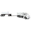 First Gear DCP 1/64 White Kenworth T880 Rogue Dump w/ Rogue Transfer Dump Trailer 60-1279 - 2 of 4