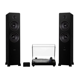 Fluance RT85 Reference High Fidelity Vinyl Turntable, PA10 Phono Preamp and Ai81 Elite Powered Floorstanding Speakers - 1 of 4