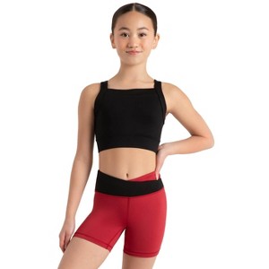 Capezio Girl's C'Est La Vie Couture Longline Bra - Child - 1 of 3