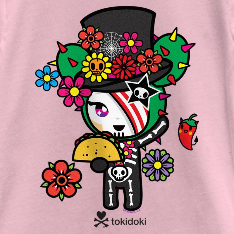 Girl's Tokidoki Skeleton SANDy T-Shirt, 2 of 5