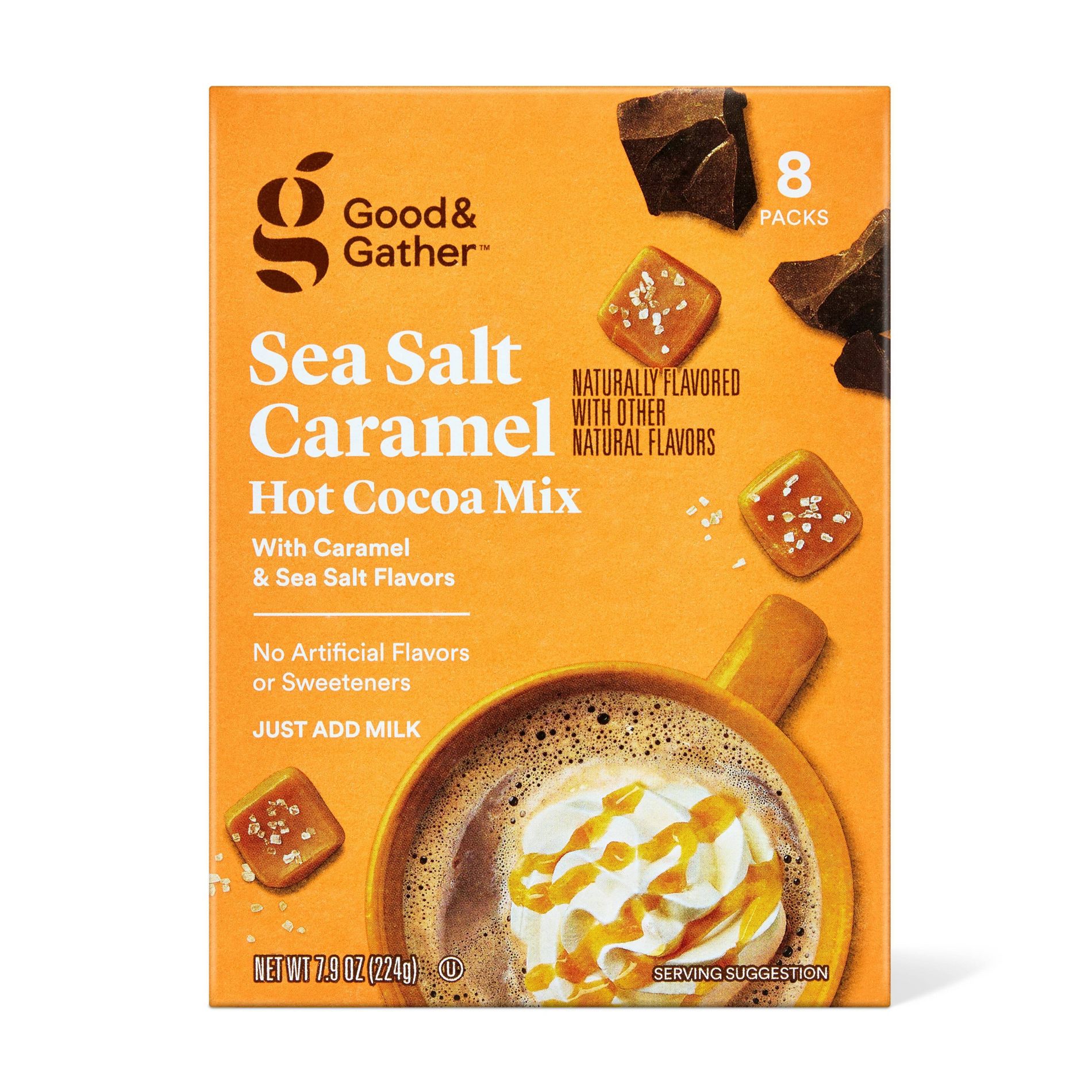 Sea Salt Caramel Hot Cocoa Mix - 8oz - Good & Gather™