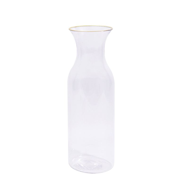 Clear Pitcher/ Carafe with Gold Rim - Spritz&#8482;, 1 of 7