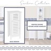 Evideco French Home Goods Bathroom Linen Storage Floor Cabinet - 3 of 4