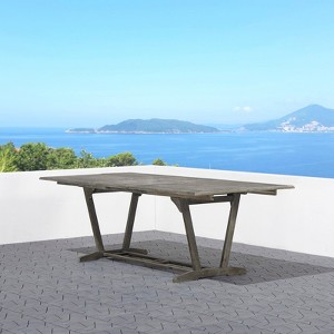 Solhome Kyrstin Tropical Wood Patio Dining Table - 1 of 4