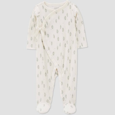 Image of Carter's Just One You® Baby Footed Pajama - Green Newborn