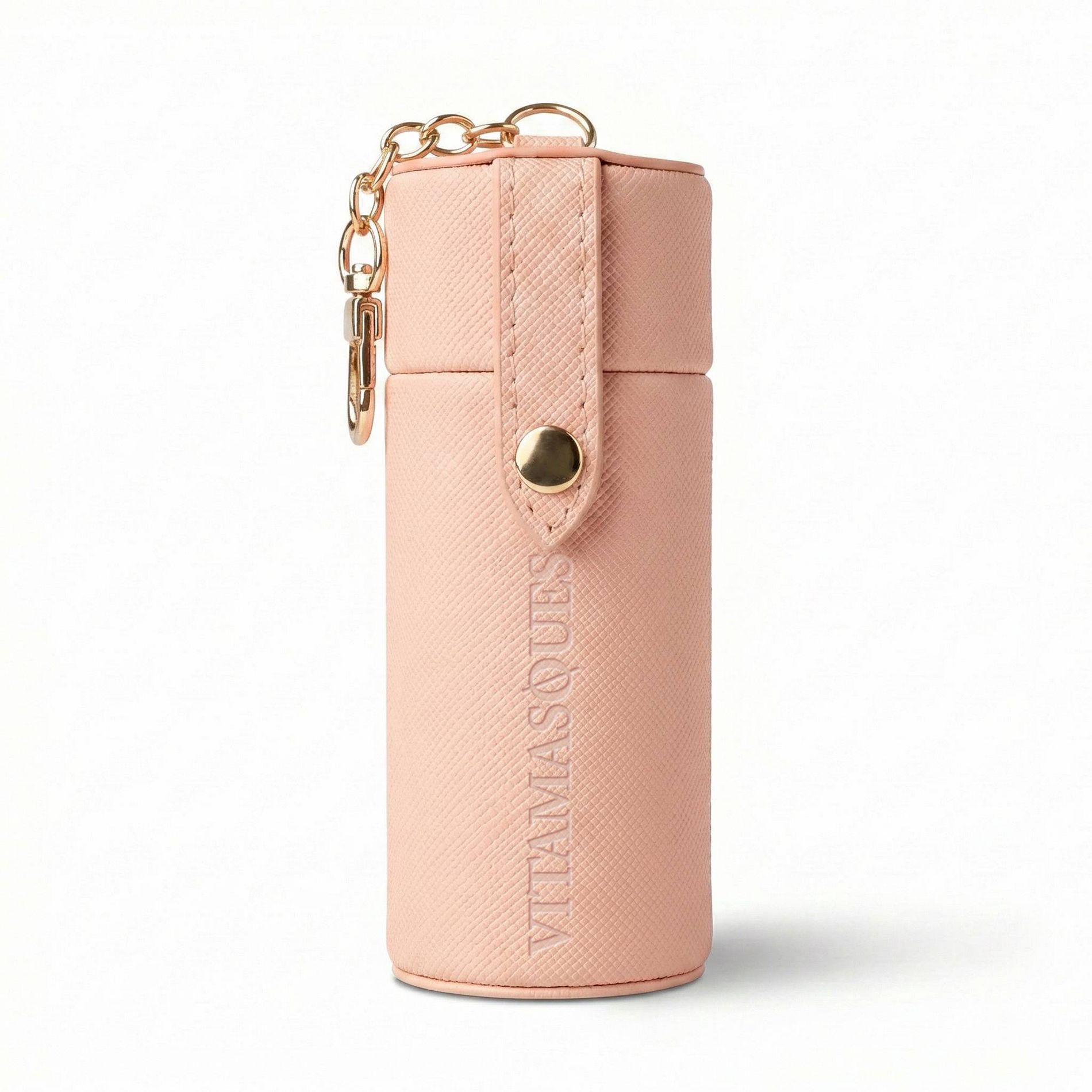 Vitamasques Lip Case Keychain Makeup Pouches - Trio Light Pink/Nude