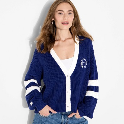 Women's Game Day V-Neck Button-Front Cardigan - Wild Fable™
