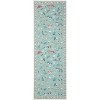 Floral Insect Print Washable Area Rugs for Living Room, Modern Non Slip Low Pile Area Rug - 3 of 4