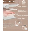 Heated Blanket Throw,Waffle Weave Electric Throw Blanket Fast Heating with LCD Controller - 2 of 4