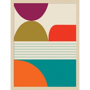 Amanti Art Mid Century Modern Pattern 1 by Rachel Lee Wood Framed Wall Art Print 19 in. x 25 in. - 1 of 4