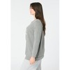 Roaman's Comfort+ Fleece Printed Sweatshirt - 4 of 4