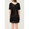 August Sky Women's Back Bow Sequin Mini Dress - image 2 of 4