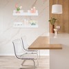 Unique Bargains Bathroom Bedroom Living Room Kitchen Room Acrylic Wall Display Shelf White - 4 of 4