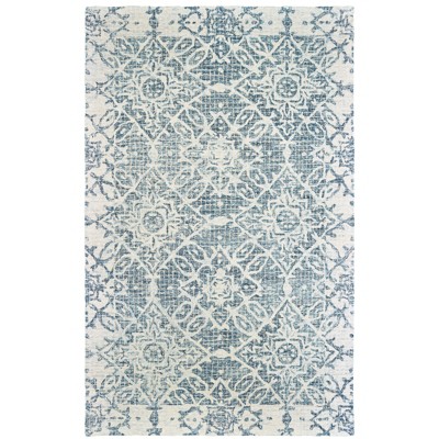 Oriental Weavers Tallavera 55603 Blue / Ivory Indoor Area Rug - 5' x 8'