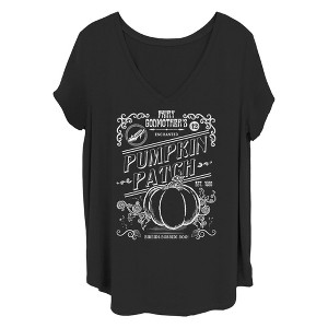 Women's Disney Cinderella Enchanted Pumpkin Patch T-Shirt - 1 of 4