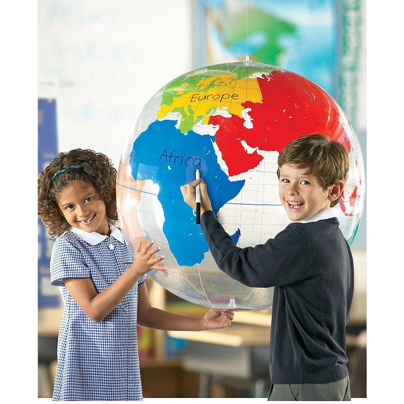Learning Resources Inflatable Labeling Globe Game, Ages 5+, 3 of 7