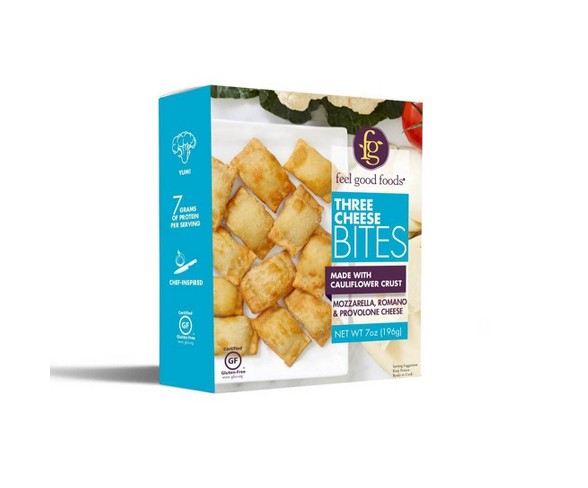 Feel Good Foods Three Cheese Pomodoro Frozen Snack Bites - 7oz