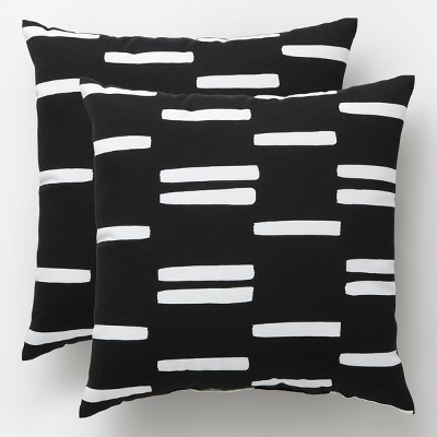 black and white pillows target