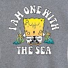 Women's - SpongeBob SquarePants - I'am One with The Sea Short Sleeve Graphic T-Shirt - 2 of 4