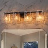 LLHZSY 3/4-Light Gray Glass Vanity Light Wall Light for Bathroom-23 3/5"  or  32 9/10" - 2 of 4