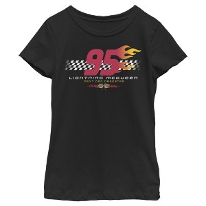Girl's Cars 95 Next Gen Dragster Yellow T-Shirt - 1 of 4
