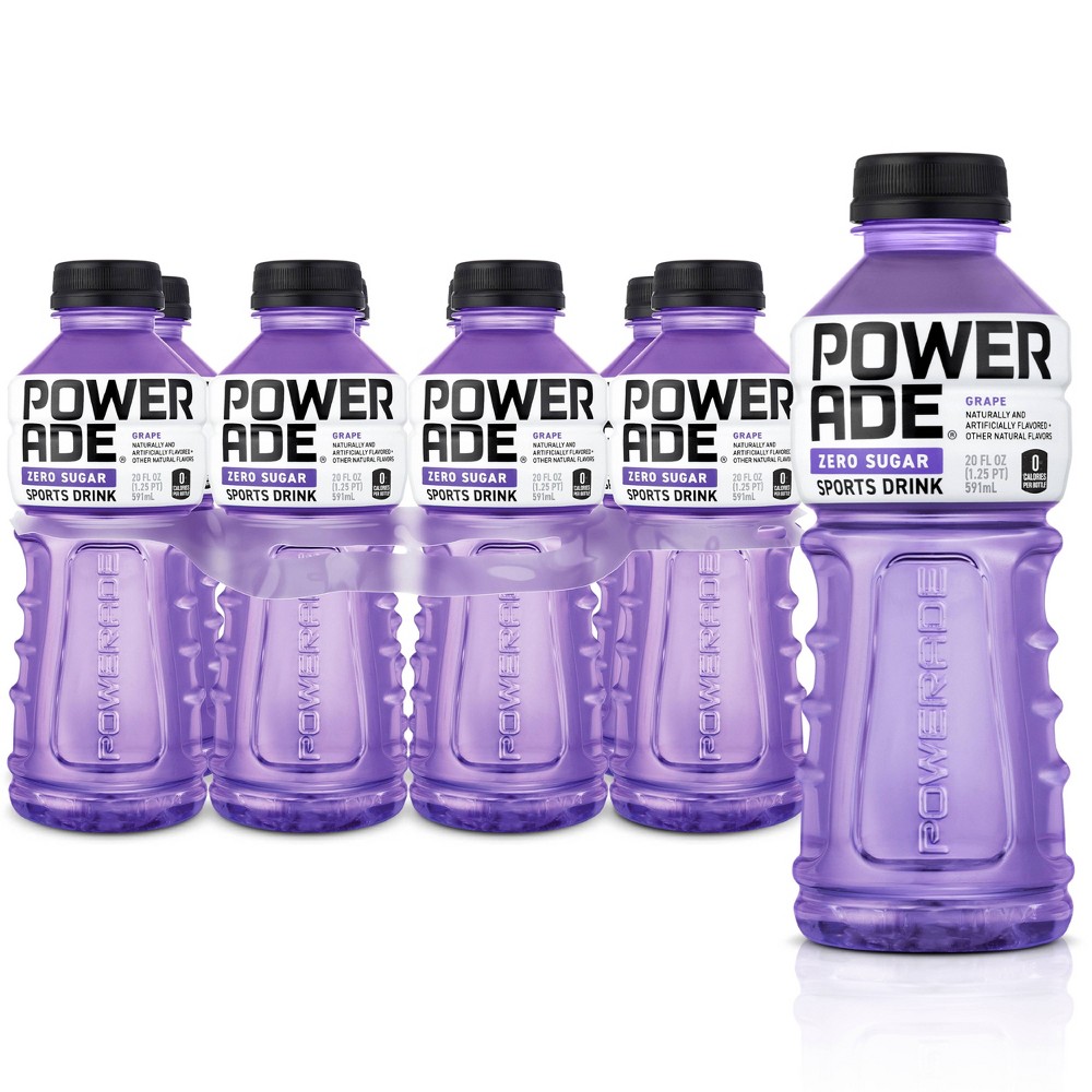 UPC 049000050745 product image for POWERADE Zero Grape Sports Drink - 8pk/20 fl oz Bottles | upcitemdb.com