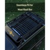 Universal Roof Rack Basket, 200 Lbs Capacity with Extension Car Top Luggage Holder Carrier Basket for SUV, Truck, & Car Steel Construction - 4 of 4